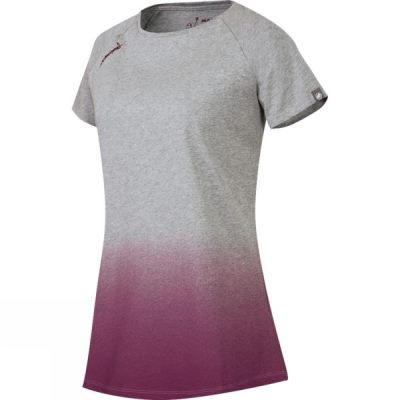 Playeras Mammut Rocklands Mujer Gris / Fucsia - Chile NJE897426